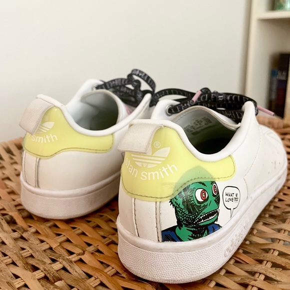 Adidas Fiorucci x Stan Smith “What Is Love?” White Sneakers - Limited Edition - Picture 4 of 4